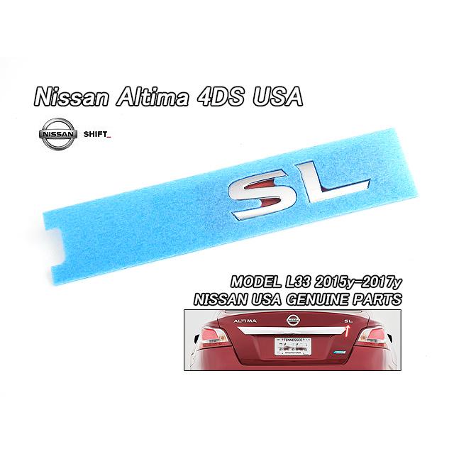 ティアナL33【NISSAN】ニッサンALTIMAセダン純正USエンブレム-リアSL
