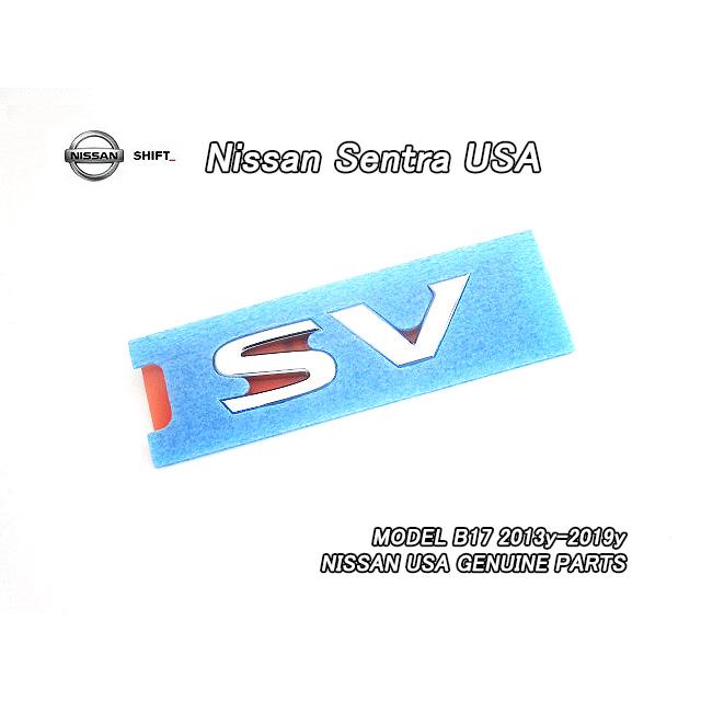 シルフィB17【NISSAN】ニッサンSENTRAセダン純正USエンブレム-リアSV