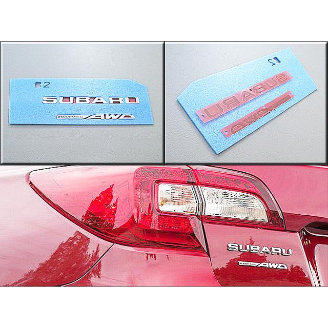 アウトバックBS9【SUBARU】スバルOUTBACK純正USエンブレム-リアSUBARU