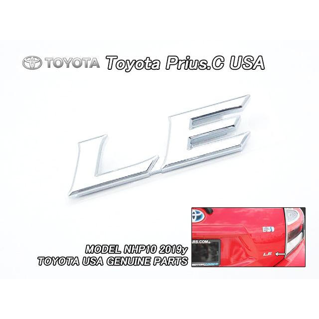 アクアNHP10Hクロスオーバー/TOYOTA/トヨタPRIUS.C純正USエンブレム