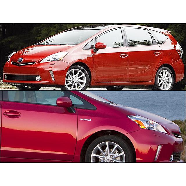 プリウスα前期【TOYOTA】ZVW40トヨタPRIUS.V純正USドアミラーカバー