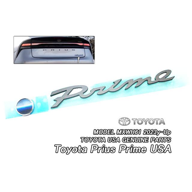 プリウスPHEV【TOYOTA】MXWH61トヨタPRIUSプライム純正USエンブレム 