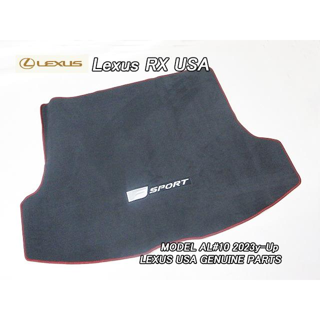 レクサスRX/LEXUS/AL#10米国US純正RX350カーゴマット黒色(F-Sport/赤色