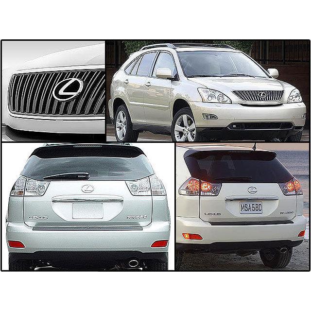 ハリアーU30/LEXUS/レクサスRX330純正USエンブレムセット-前後4点(04