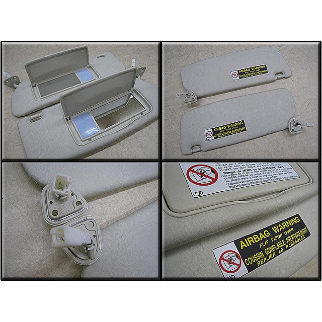 ソアラUZZ40/LEXUS/レクサスSC430純正USサンバイザーAssy左右(02-05y