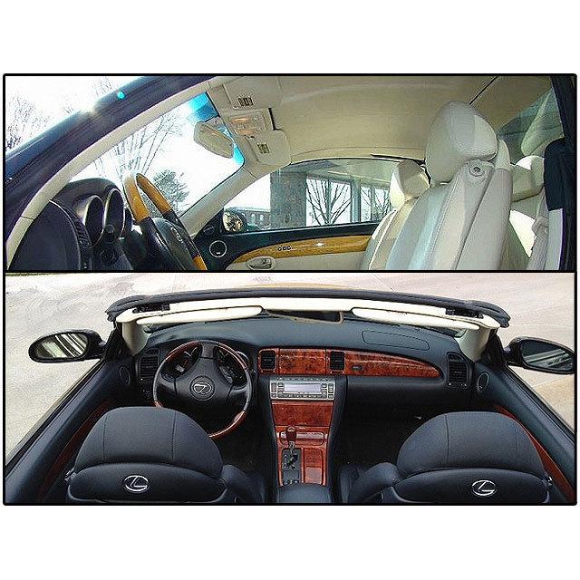 ソアラUZZ40/LEXUS/レクサスSC430純正USサンバイザーAssy左右(02-05y