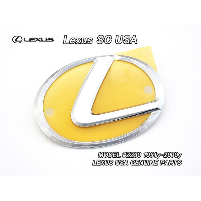 ソアラZZ30/LEXUS/レクサスSC300SC400純正USエンブレム-フロントL
