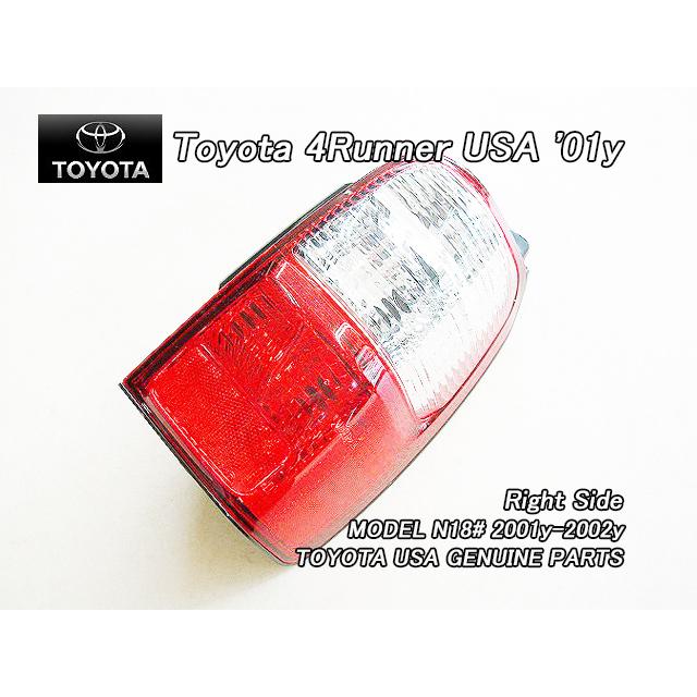トヨタTOYOTA 4RUNNER純正USテールライトUSDM北米　180系 サーフN18#後期/TOYOTA/トヨタ4RUNNER純正USテールライト右側レンズ(01