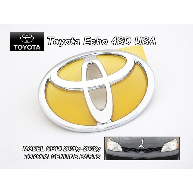 プラッツCP10前期/TOYOTA/トヨタECHOセダン純正USエンブレム-フロントT