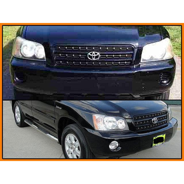クルーガー前期/TOYOTA/トヨタHighlander純正USフロントグリル黒色(202 