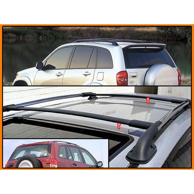 ACA21ZCA26ラヴ4/TOYOTA/トヨタRAV4純正USルーフラックサポート-クロスバー前後2本ブラック/USDM北米仕様20系ラブ4ルーフキャリアUSAベース_2