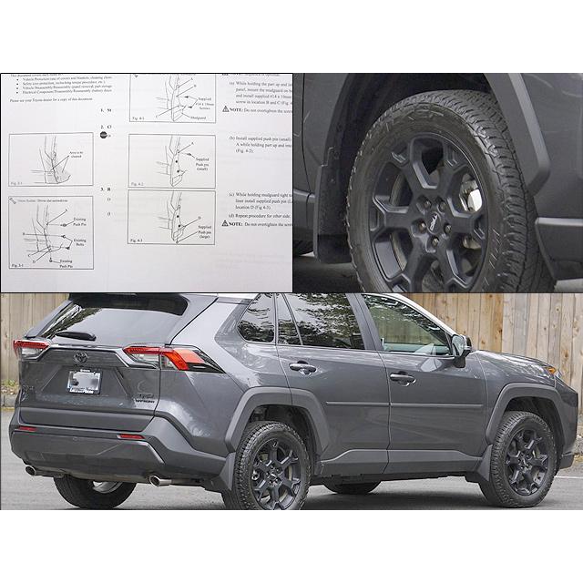 50系ラヴ4/TOYOTA/トヨタRAV4純正USマッドガード黒(ADVENTURE 50系ラヴ4/TOYOTA/トヨタRAV4純正USマッドガード黒(ADVENTURE