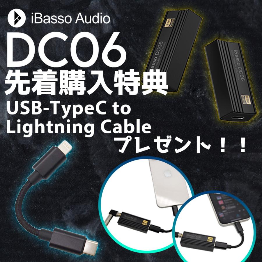 iBasso Audio DC06 アイバッソ USB-DAC ポータブル アンプ ケーブル