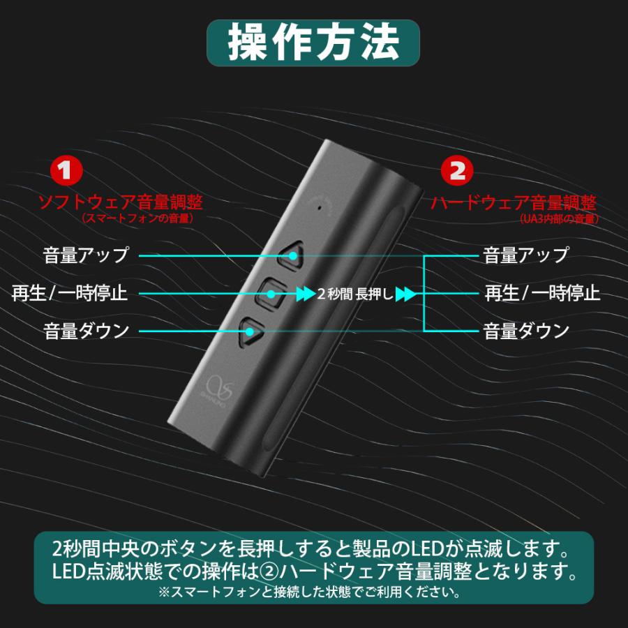 Shanling UA3 USB-DAC ポータブル アンプ ケーブル着脱式 3.5mm 4.4mm