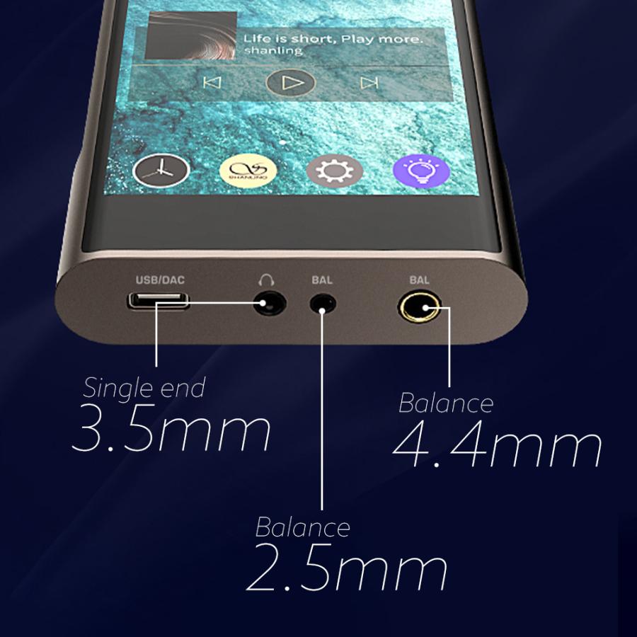 Shanling M6Pro Ver.2021 Black シャンリン Android搭載 オーディオ プレーヤー ハイレゾ HD ストリーミング サブスク アプリ｜heylisten｜09