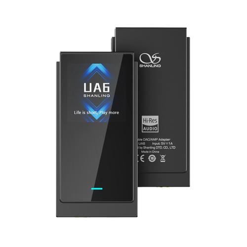 【国内正規品】SHANLING UA6 ブラック【11月8日発売】CS43131 Quad-DAC USB-DAC ポータブル アンプ ケーブル着脱式 4.4mm Type C タイプC | SHANLING | 01