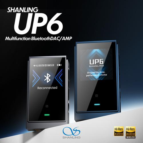 【国内正規品】SHANLING UP6 グレー【4月30日発売】ESS9069Q ポータブル アンプ Bluetooth 4.4mm Type C タイプCの画像