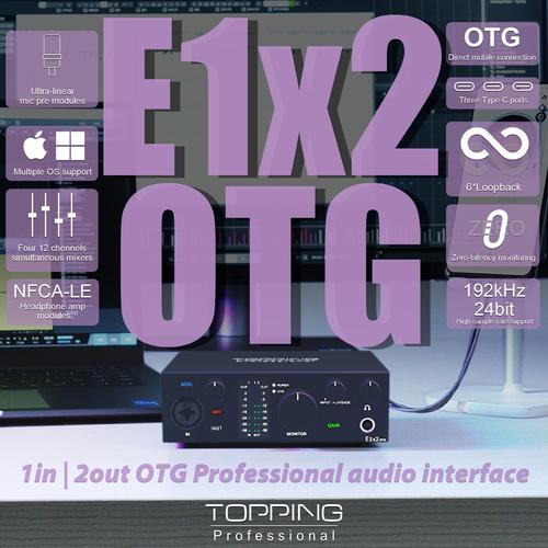 国内正規品】TOPPING Professional E1x2OTG ブラック【7月18日発売