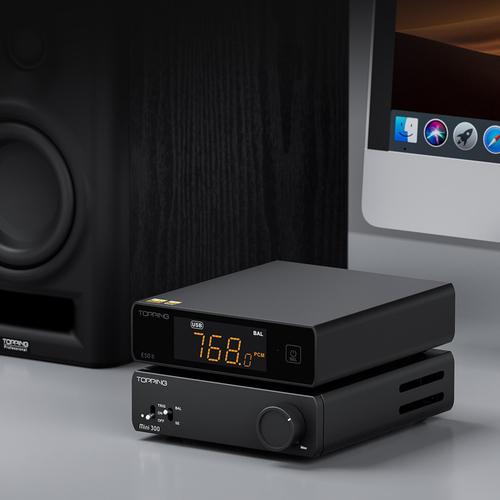 【国内正規品】TOPPING E50II ブラック【3月31日発売】コンパクトデスクトップDAC AK4497S XMOS XU-316 Bluetoothの画像