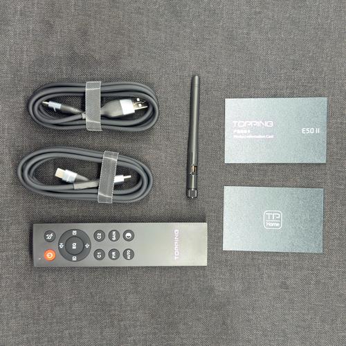 【国内正規品】TOPPING E50II ブラック【3月31日発売】コンパクトデスクトップDAC AK4497S XMOS XU-316 Bluetoothの画像