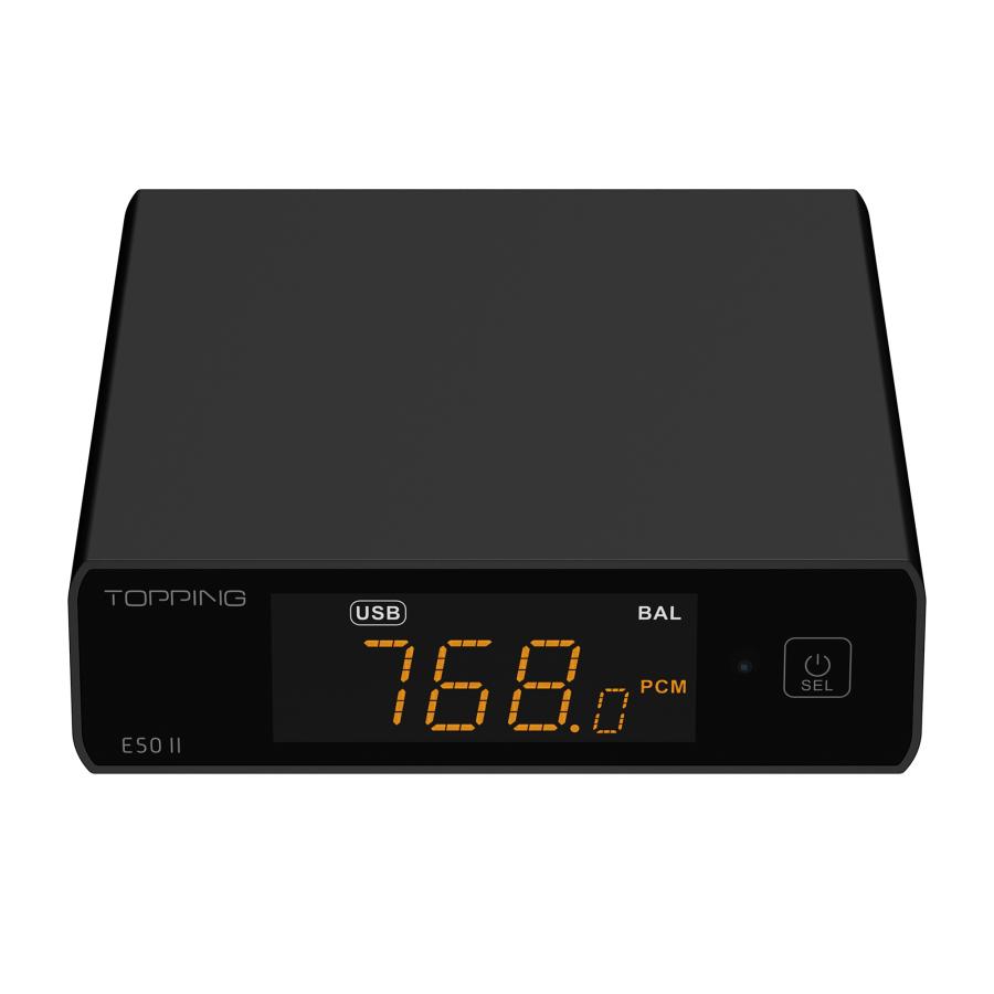 【国内正規品】TOPPING E50II ブラック【3月31日発売】コンパクトデスクトップDAC AK4497S XMOS XU-316 Bluetoothの画像