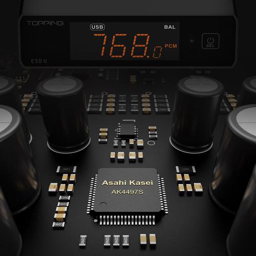 【国内正規品】TOPPING E50II ブラック【3月31日発売】コンパクトデスクトップDAC AK4497S XMOS XU-316 Bluetoothの画像