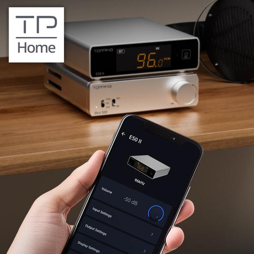 【国内正規品】TOPPING E50II ブラック【3月31日発売】コンパクトデスクトップDAC AK4497S XMOS XU-316 Bluetoothの画像