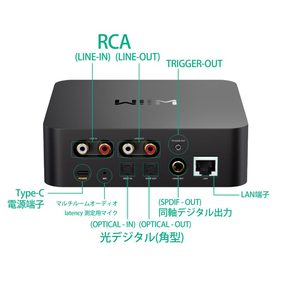 【WiiM 国内正規代理店】WiiM Pro Plus WiFi マルチルームストリーマー トランスミッター  AKM 4493SEQ Alexa Siri Aux SPDIF Spotify Amazon Music TIDAL｜heylisten｜13