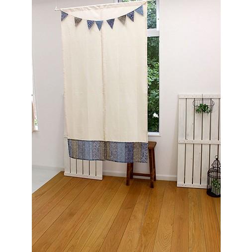 のれん 北欧 フラッグガーラント ナチュラル シンプル 幅 85cm 丈 150cm 002 カーテンインテリア Leaves 通販 Yahoo ショッピング