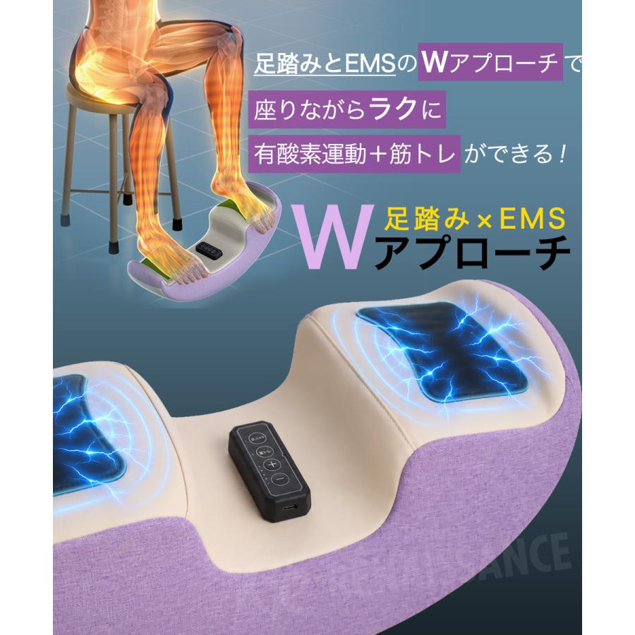 Re 【正規品】ふみころん FMK-100 座って 足ふみ 有酸素運動＋EMS 筋