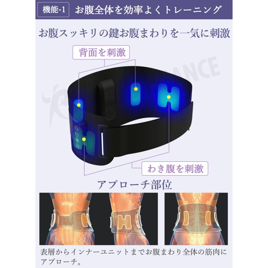 Re 【メーカー直販】ブーストブレスベルト EMS腹筋ベルト 巻くだけ簡単