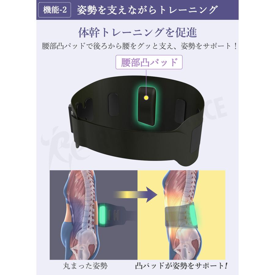 Re 【メーカー直販】 ブーストブレスベルト EMS腹筋ベルト 巻くだけ