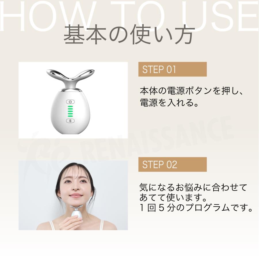 Re 【 メーカー直販】P10倍! スタイリーフェイスpetit 周波EMS