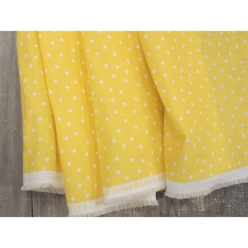 オリジナル柄 ランダムドット柄ダブルガーゼ生地 6色 50cm単位 FS001