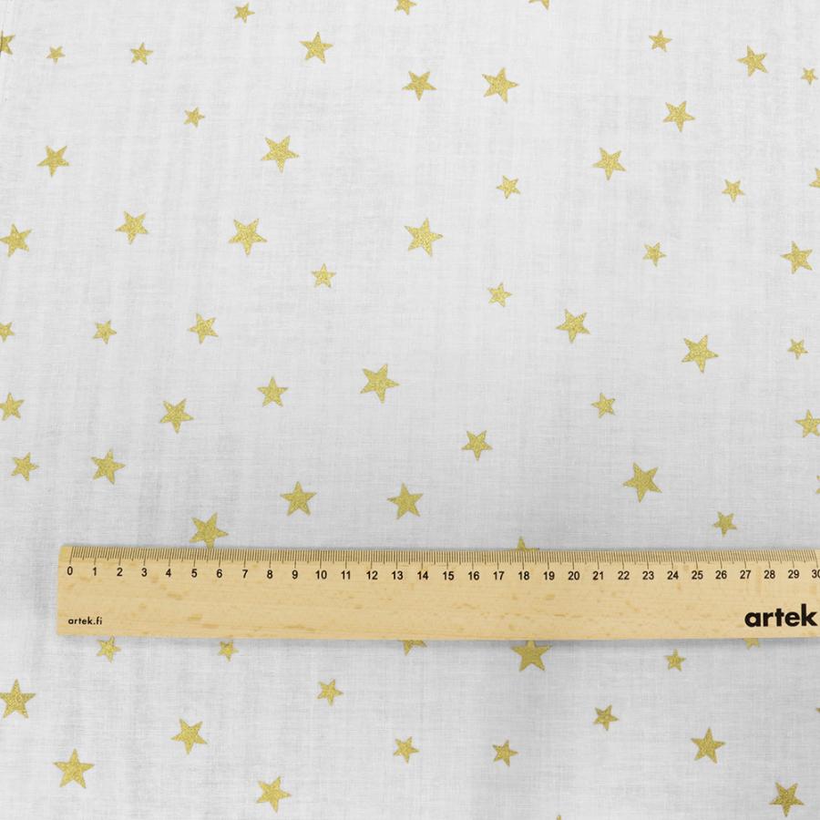 日本製Twinkle Starランダム星柄ダブルガーゼ生地星柄キキララ : 生地