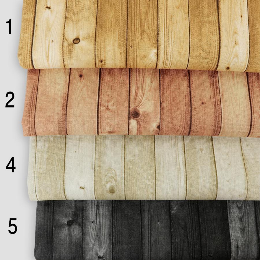 WOODY PATTERN 木目柄 11号帆布 生地 4色 I_561 インテリア生地 50cm