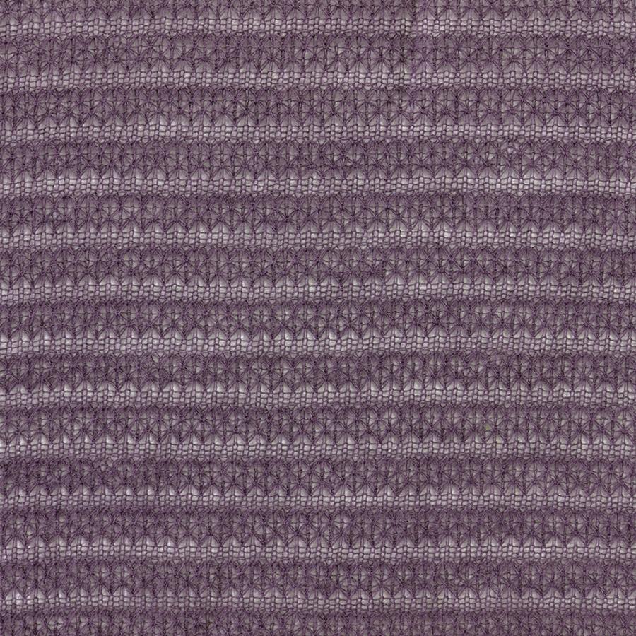 ウール混 透かし レース編み ざっくり ニット 生地 50cm単位 1m