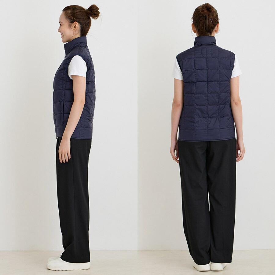 1/1ファーストデイ+3% タイオン ダウンベスト 002wz Taion ハイネックWジップ インナー ダウンベスト Hi Neck W-zip Down Vest メンズ レディース | TAION | 14