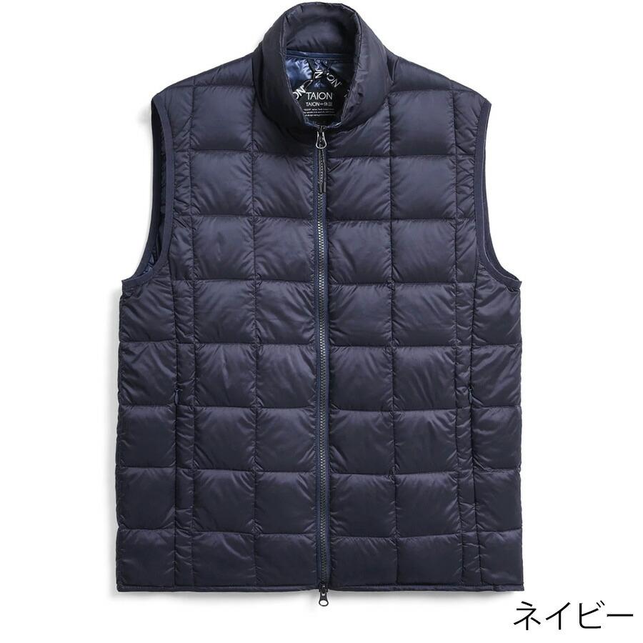 タイオン ダウンベスト 002wz Taion ハイネックWジップ インナー ダウンベスト Hi Neck W-zip Down Vest メンズ レディース｜hff｜03