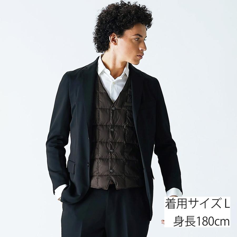 タイオン インナーダウンジレ 003 Taion Vネックボタン ダウンジレ V Neck Button Down Gilet インナーダウン ジレ ベスト｜hff｜18