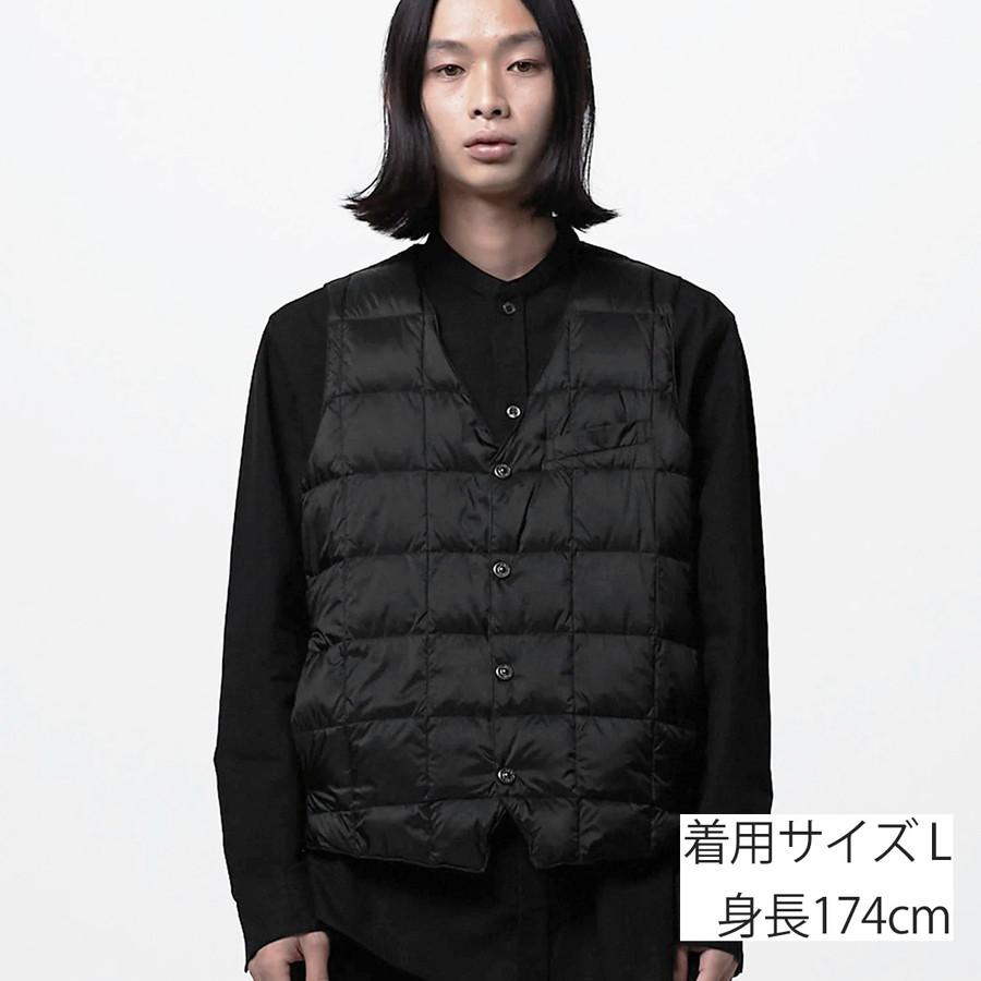 タイオン インナーダウンジレ 003 Taion Vネックボタン ダウンジレ V Neck Button Down Gilet インナーダウン ジレ ベスト メンズ｜hff｜15