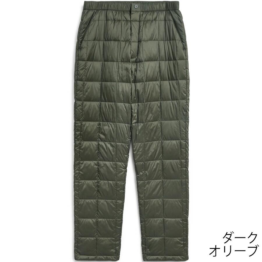 タイオン ダウンパンツ 131TD Taion ベーシック テーパード ダウン パンツ Tapered Down Pants メンズ レディース | TAION | 03