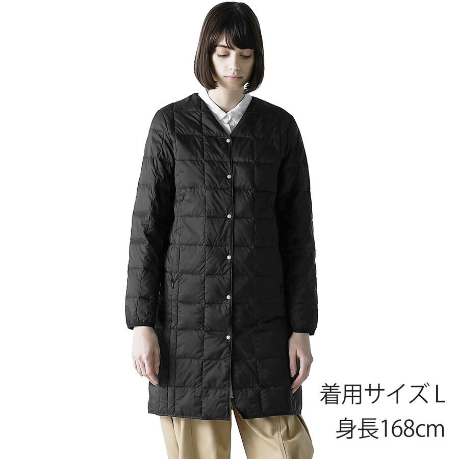 2/11感謝デー最大+5% タイオン ダウンコート W101-Long Taion Vネックボタン インナー ロングダウンジャケット V Neck Long Down Jkt レディース ダウン | TAION | 06