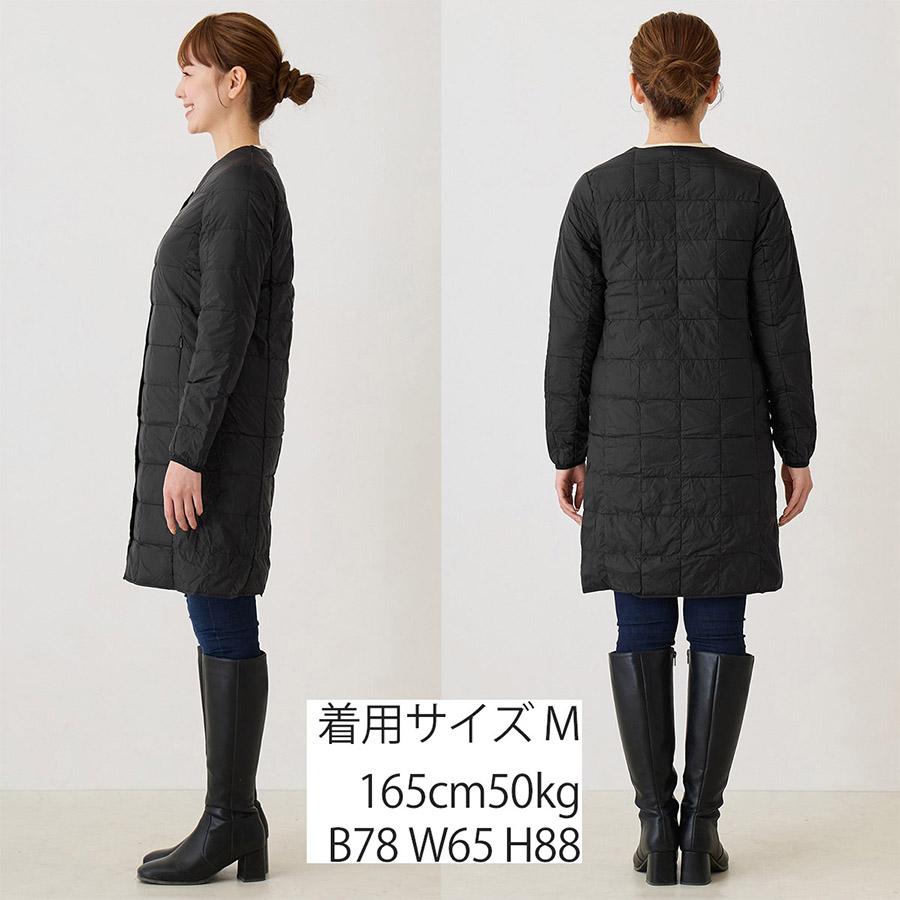 2/11感謝デー最大+5% タイオン ダウンコート W101-Long Taion Vネックボタン インナー ロングダウンジャケット V Neck Long Down Jkt レディース ダウン | TAION | 05