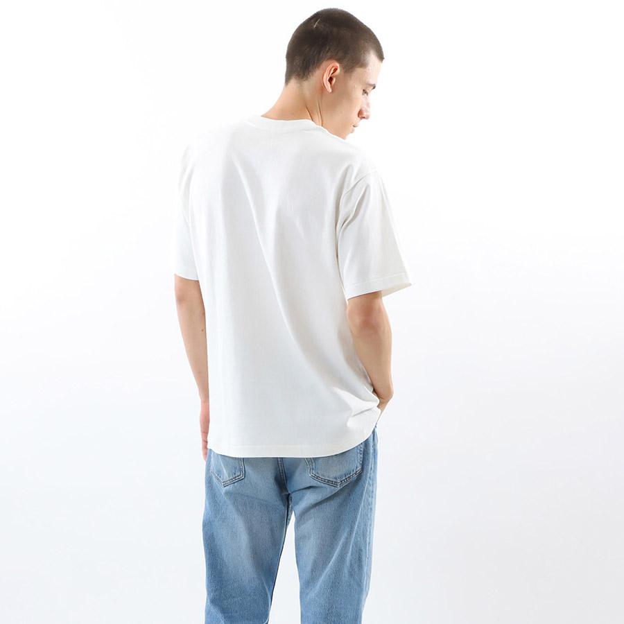 1/4プレミアム会員+5% ヘインズ シロ Tシャツ 半袖 HM1-X201 SHIRO 白 Hanes クルーネック 厚手 メンズ レディース カットソー | Hanes | 13