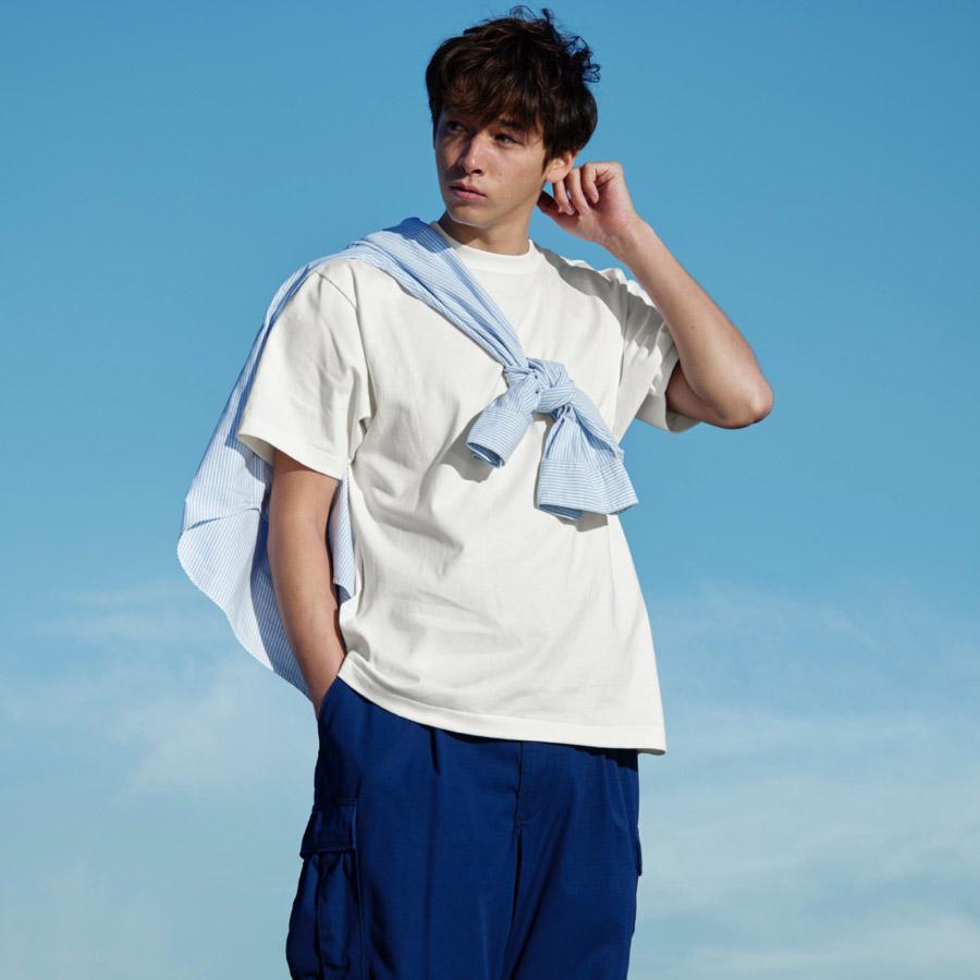 1/4プレミアム会員+5% ヘインズ シロ Tシャツ 半袖 HM1-X201 SHIRO 白 Hanes クルーネック 厚手 メンズ レディース カットソー | Hanes | 14