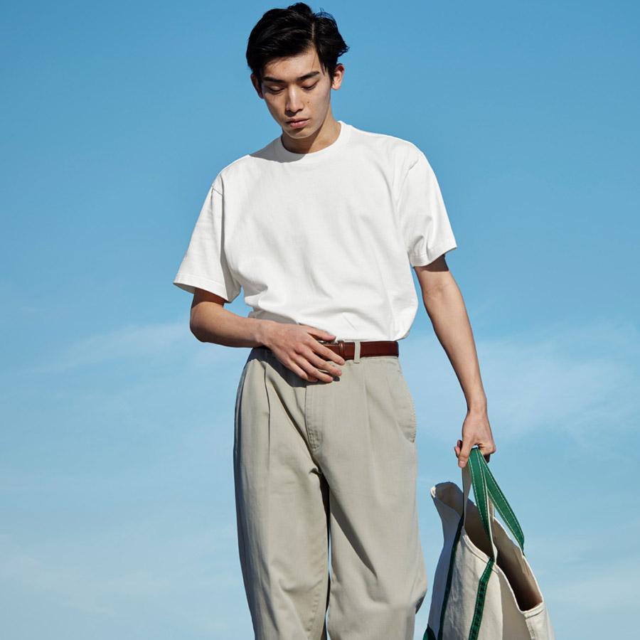 1/4プレミアム会員+5% ヘインズ シロ Tシャツ 半袖 HM1-X201 SHIRO 白 Hanes クルーネック 厚手 メンズ レディース カットソー | Hanes | 15