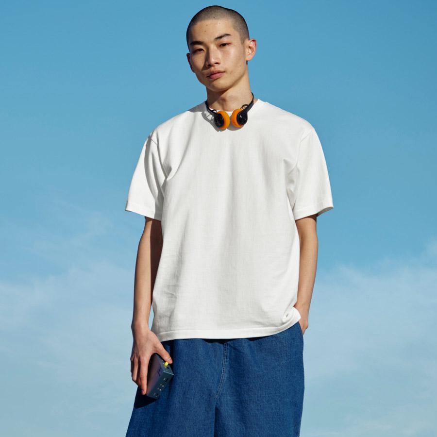 1/4プレミアム会員+5% ヘインズ シロ Tシャツ 半袖 HM1-X201 SHIRO 白 Hanes クルーネック 厚手 メンズ レディース カットソー | Hanes | 16