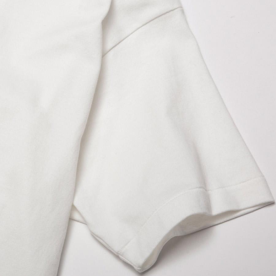 1/4プレミアム会員+5% ヘインズ シロ Tシャツ 半袖 HM1-X201 SHIRO 白 Hanes クルーネック 厚手 メンズ レディース カットソー | Hanes | 08