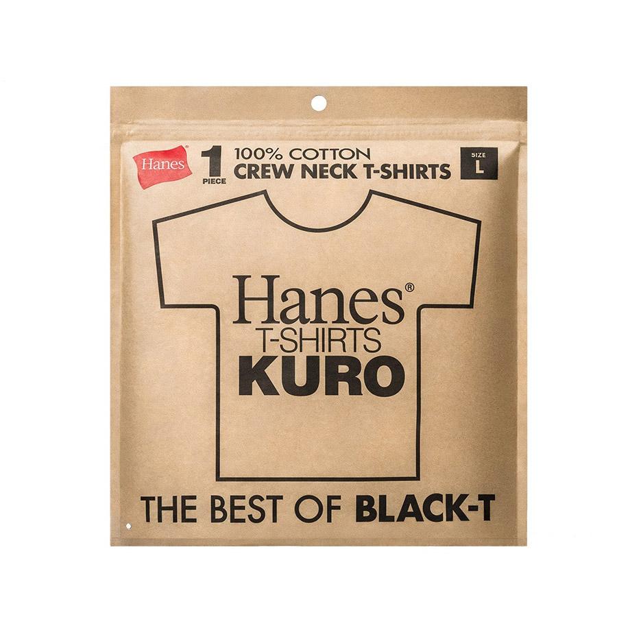 ヘインズ クロ Tシャツ 半袖 HM1-B201 KURO 黒 Hanes クルーネック 厚手 メンズ レディース カットソー | Hanes | 13